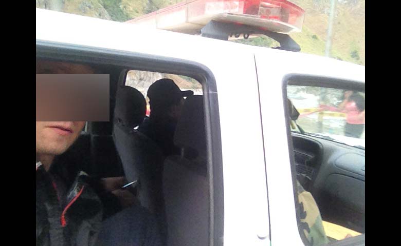 Policja aresztowanie Machu Picchu