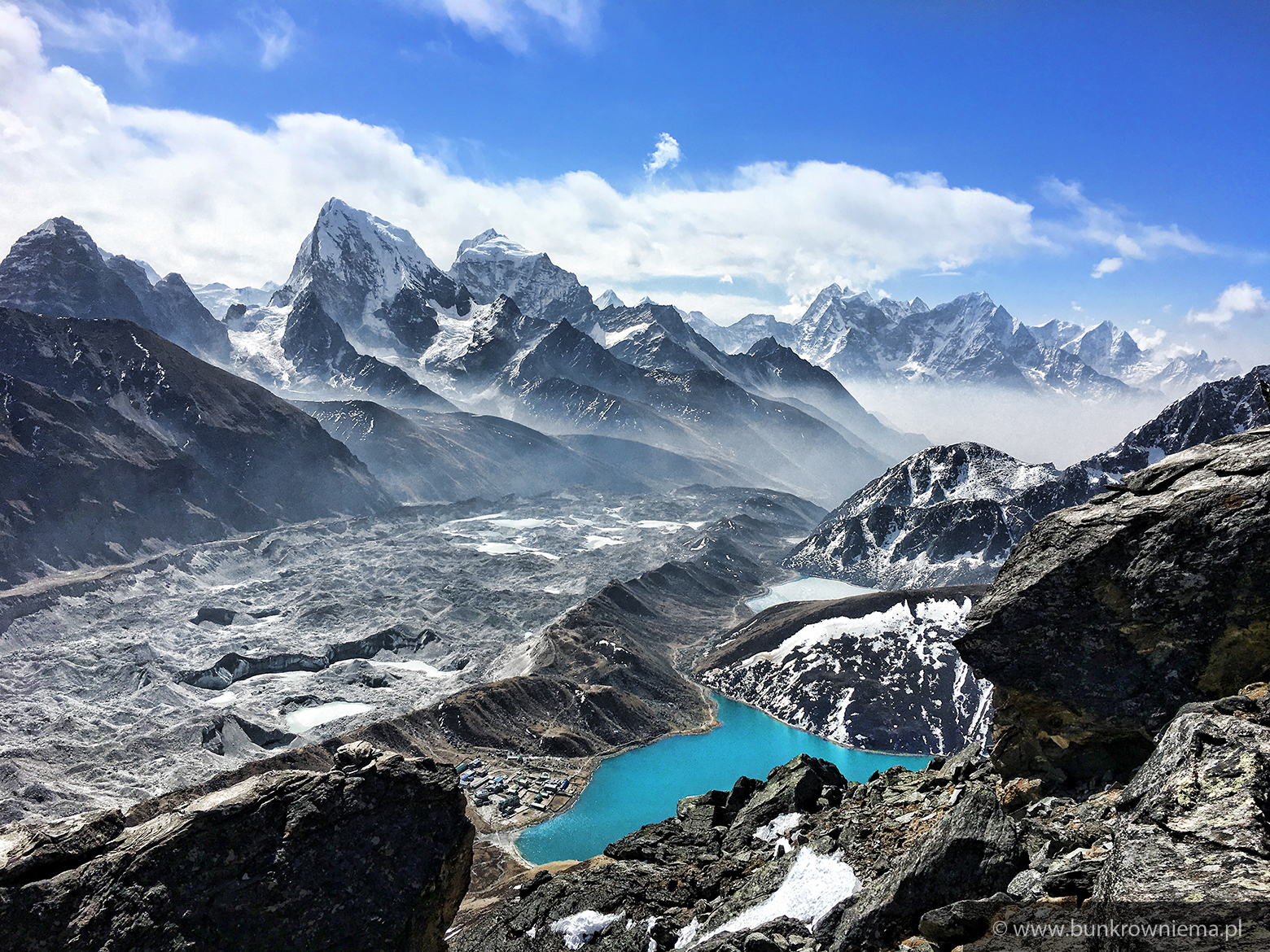 Gokyo Ri widok z góry Nepal